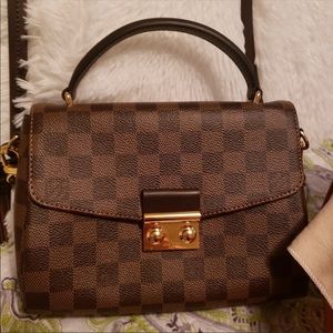 Louis Vuitton Croisette in Ebene Damier